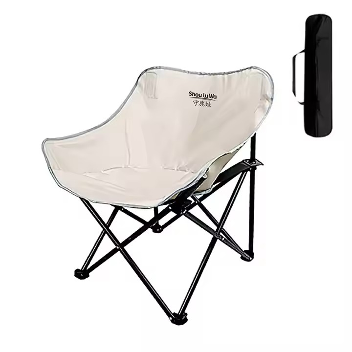 Wholesale High Quality Folding Portable Picnic Fishing High Horse Stool Student Sketching Outdoor Camping Moon Chair